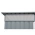 Duramax sheds Duramax TOP Pent Roof Skylight 8 x 6 Metal Shed - Light Gray