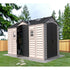 Duramax Vinyl Sheds Duramax 15 x 8 Apex Pro Vinyl Shed with Foundation, 2 Windows and Side Door