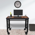 Durasheds furniture Duramax Rolling Industrial Desk with Wooden Top (4 Size Options)